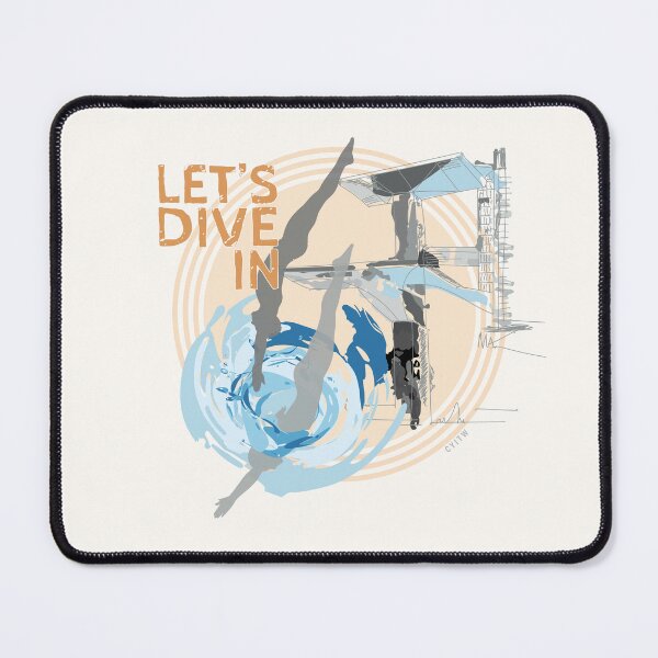 Item preview, Let's Dive In ORANGE designed and sold by Grafickilli.