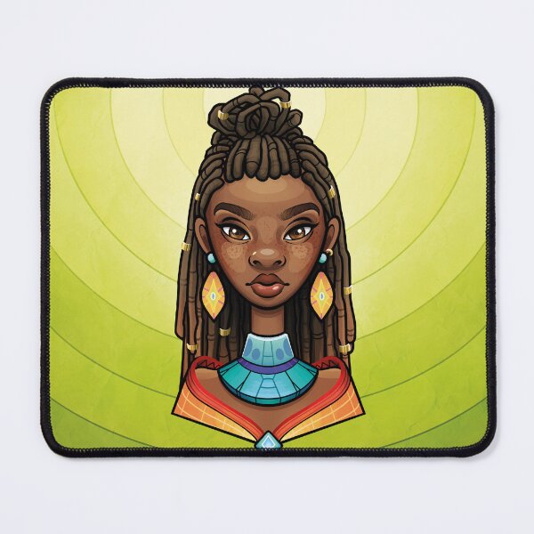 Item preview, Queen Portrait with Turquoise Jewelry designed and sold by Jade AMORY.