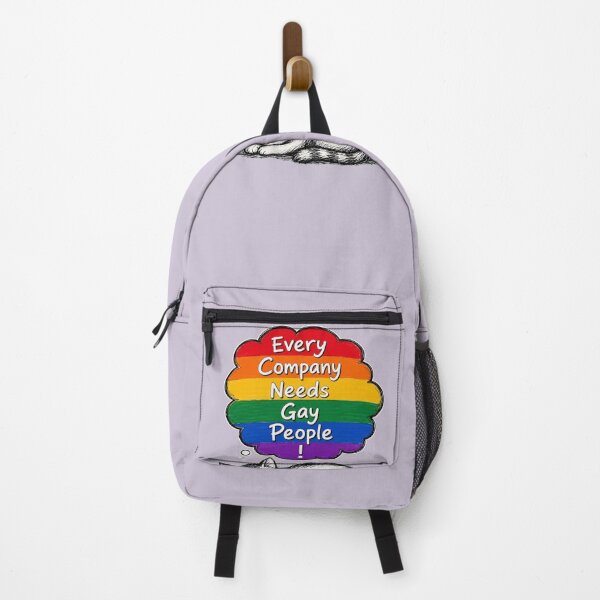 Item preview, Funny Gay Cat | Every Company Needs Gay People | LGBTQ+ Pride Cat Illustration designed and sold by Ginastle26.