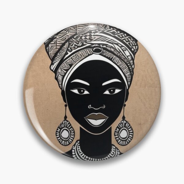 Item preview, Art - Portrait of an African Woman, Afro-Bohemian Influence designed and sold by AnimeShin.