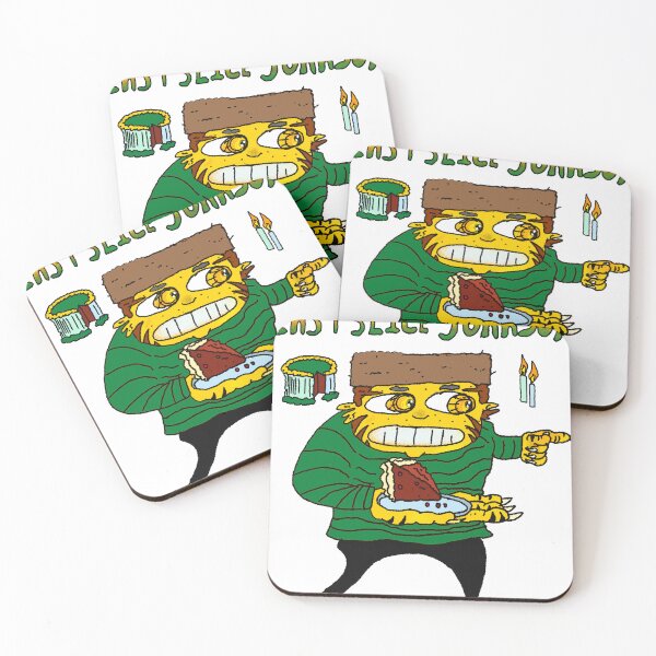 Item preview, Last Slice Johnson | Cake Lover Cartoon Character designed and sold by D O V E   S H O P.