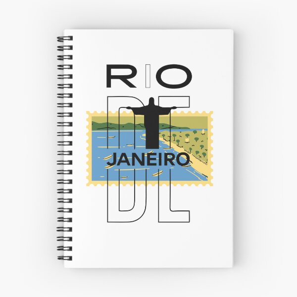Item preview, Rio de Janeiro Travel Poster – Modern Minimalist Brazil Wall Art | Christ the Redeemer Vintage Stamp Design designed and sold by ElartedeNoel.