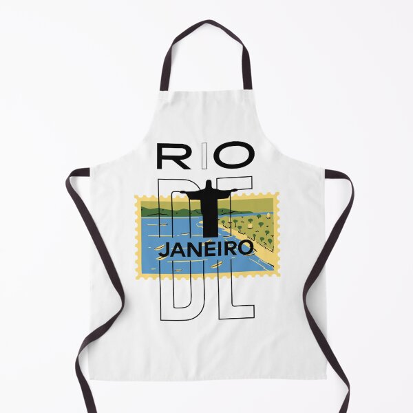 Item preview, Rio de Janeiro Travel Poster – Modern Minimalist Brazil Wall Art | Christ the Redeemer Vintage Stamp Design designed and sold by ElartedeNoel.