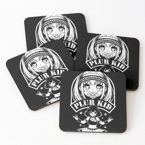 Aperçu de l'œuvre Cadeau pour enfants PLUR Festival Trinket Raver créée et vendue par FestDrip.