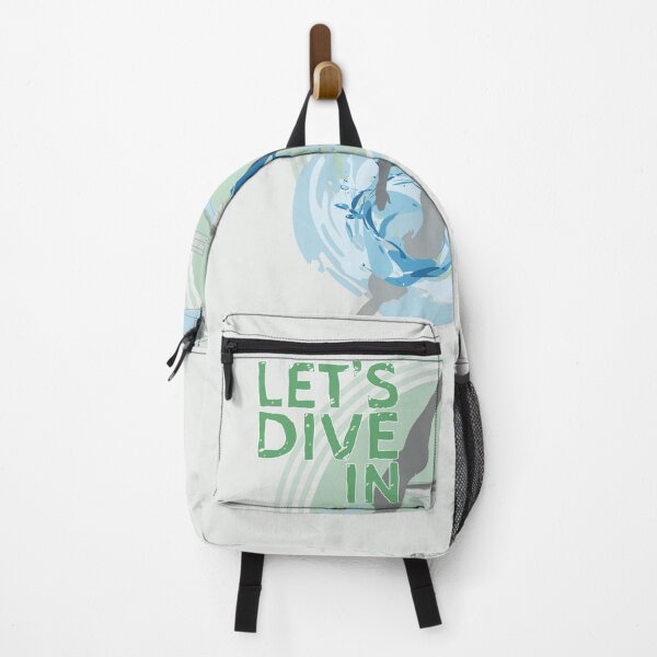 Item preview, Let's Dive In GREEN designed and sold by Pattern Omnibus.