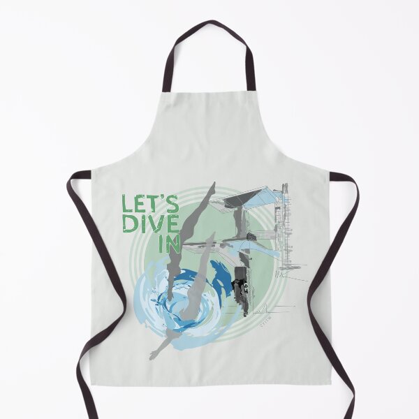 Item preview, Let's Dive In GREEN designed and sold by Grafickilli.