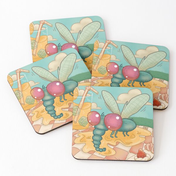 Item preview, Cute Fly Drinking Lemonade designed and sold by New Worlds.