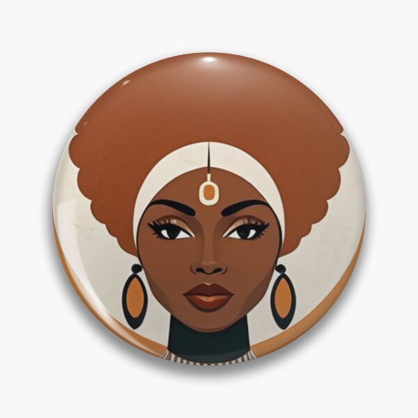 Item preview, Art - Representation of an Afro Woman, Contemporary Flat Design Style designed and sold by AnimeShin.