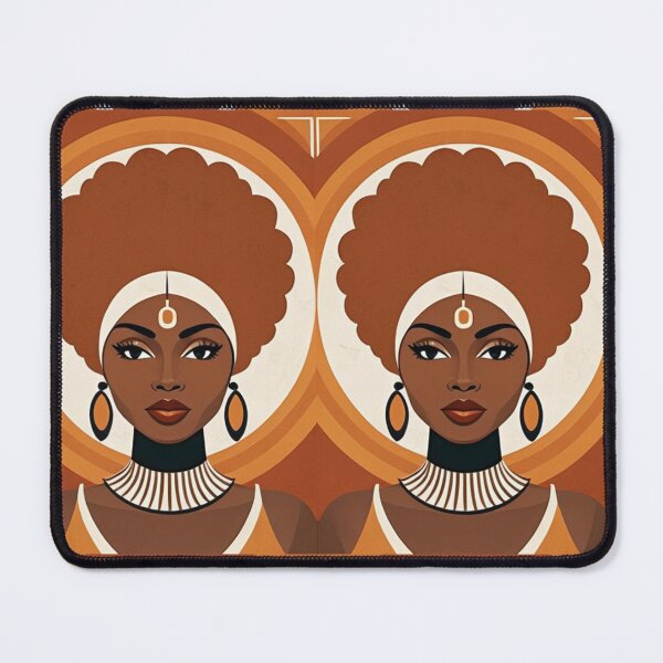 Item preview, Art - Representation of an Afro Woman, Contemporary Flat Design Style designed and sold by AnimeShin.