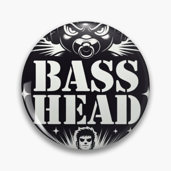 Item preview, Basshead Festival sticker edm rave Trinket  designed and sold by FestDrip.