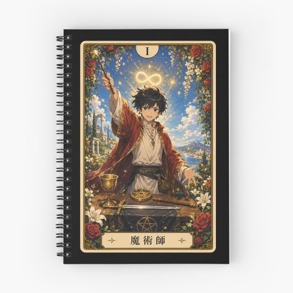 Item preview, Tarot card the magician in anime style designed and sold by ProjecTees.