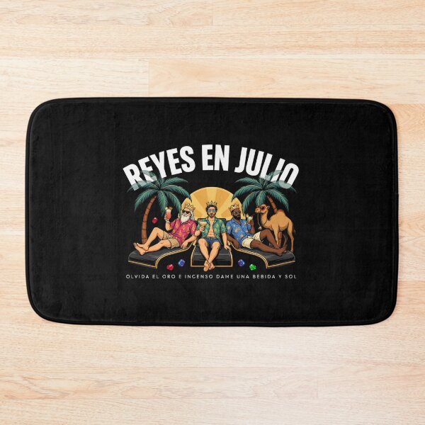 Item preview, Reyes En Julio – Three Kings Christmas in July Funny Spanish Holiday Beach Shirt Epiphany V2 designed and sold by DarylWelsh2024.