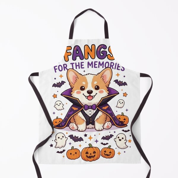 Item preview, Funny Corgi Vampire Halloween Shirt, Fangs for the Memories Corgi Tee, Cute Corgi Halloween Gift for Dog Lovers designed and sold by Wearable Canvas...