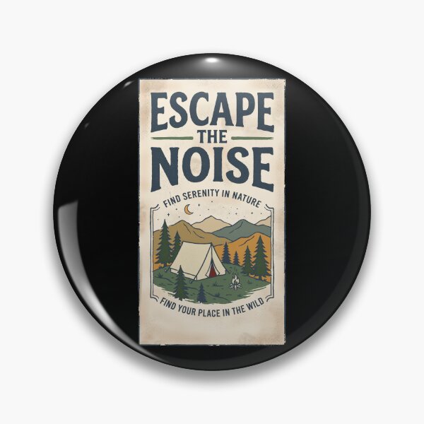 Item preview, Escape the Noise – Find Your Place in the Wild designed and sold by CARPIO Creations.