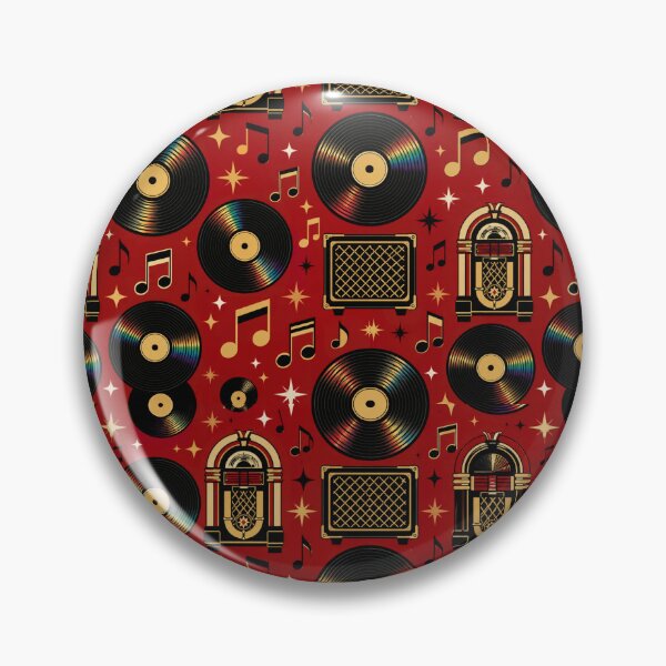 Artikelvorschau, Nahtloses Vintage-Vinyl-Schallplatten-Musik-Retro-Muster entworfen und verkauft von Inkworksbyshery.