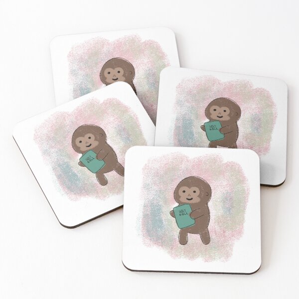 Item preview, Cute Monkey Holding Bible | Funny Jungle Animal T-Shirt designed and sold by Drywood Company.