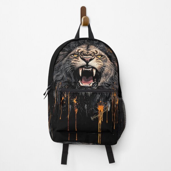 Item preview, Snarling Tiger Fangs Ink Splatter Art designed and sold by KingofHearts25.