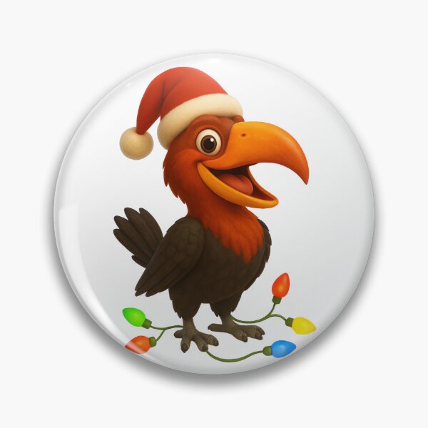 Item preview, Christmas Rufous Hornbill designed and sold by Sillytoe.