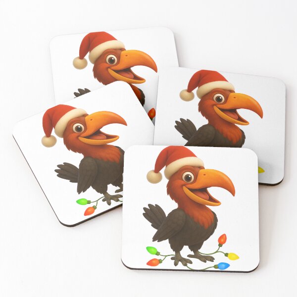 Item preview, Christmas Rufous Hornbill designed and sold by Sillytoe.