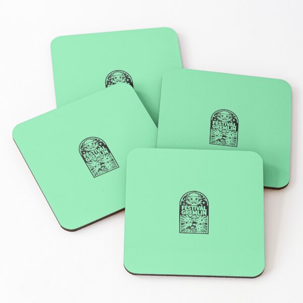 Item preview, Festival gremlin logo neon green rave trinket  designed and sold by FestDrip.