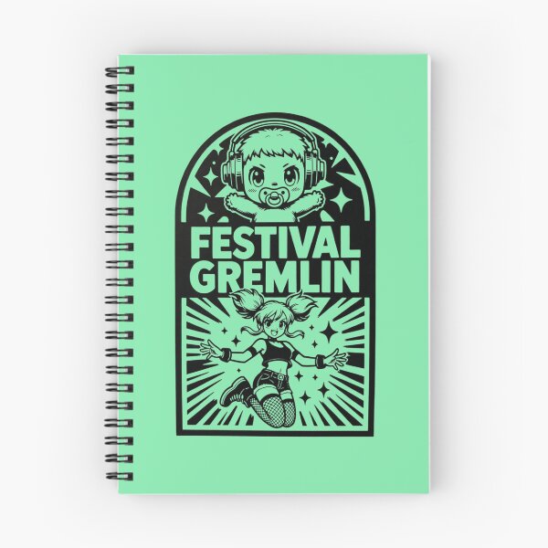 Item preview, Festival gremlin logo neon green rave trinket  designed and sold by FestDrip.