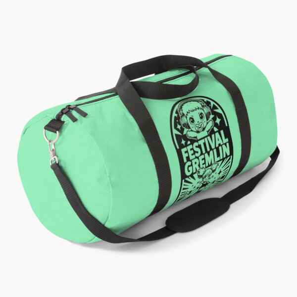 Item preview, Festival gremlin logo neon green rave trinket designed and sold by FestDrip.