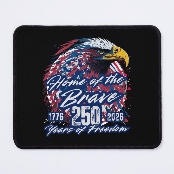 Item preview, Home of the Brave Eagle — 1776 to 2026 America 250 Years of Freedom Patriotic Design designed and sold by GFamilyC.