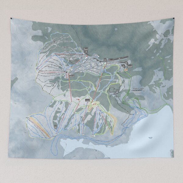 Item preview, Falls Creek Resort designed and sold by Mapsynergy.