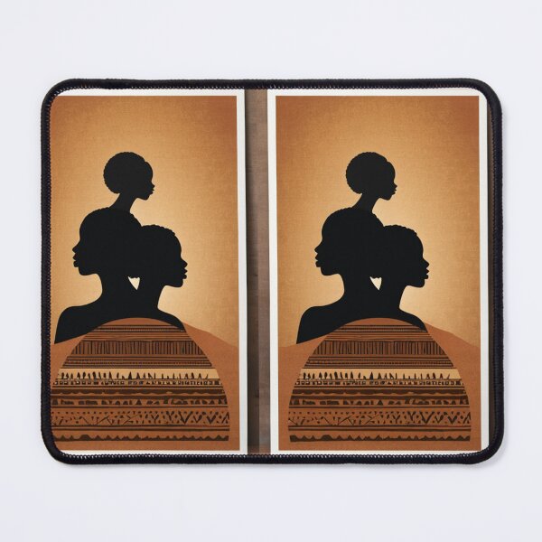 Item preview, Art - Three African-American Women, Afro-Bohemian Aesthetic designed and sold by AnimeShin.