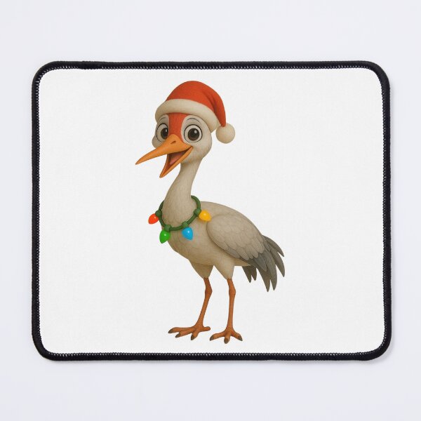 Item preview, Christmas Sandhill Crane designed and sold by Sillytoe.