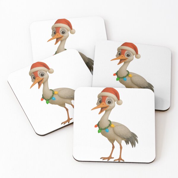 Item preview, Christmas Sandhill Crane designed and sold by Sillytoe.