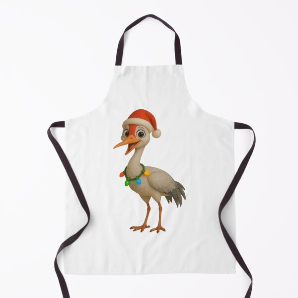 Item preview, Christmas Sandhill Crane designed and sold by Sillytoe.