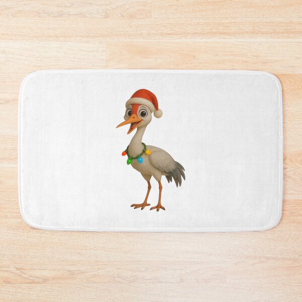 Item preview, Christmas Sandhill Crane designed and sold by Sillytoe.