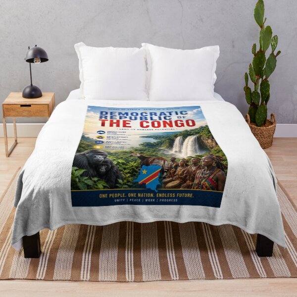 Item preview, Democratic Republic of the Congo – Heart of Africa Travel Poster designed and sold by ElartedeNoel.