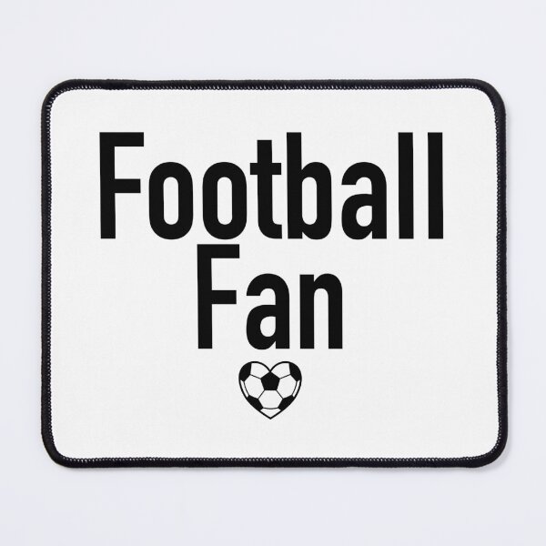 Item preview, Football Fan Heart Typography Black  designed and sold by Anne97s.