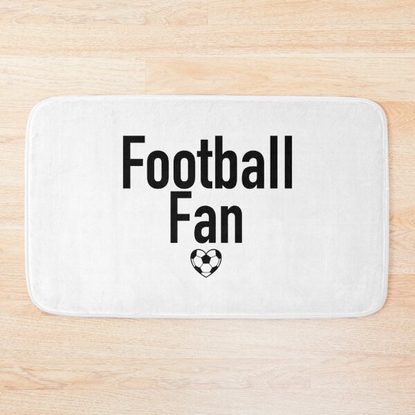 Item preview, Football Fan Heart Typography Black  designed and sold by Anne97s.