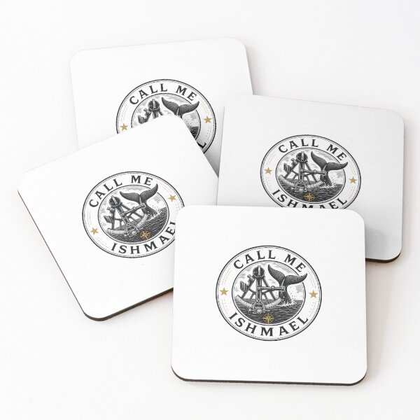 Item preview, Call Me Ishmael Moby Dick Nautical Sextant Compass Seal designed and sold by Fenay Designs.