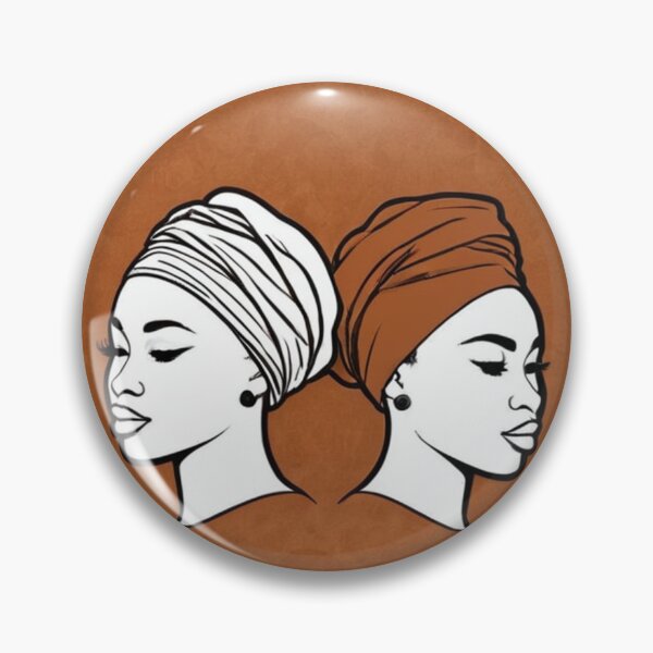 Item preview, Art - Two Women, Afro-Diasporic Aesthetic designed and sold by AnimeShin.