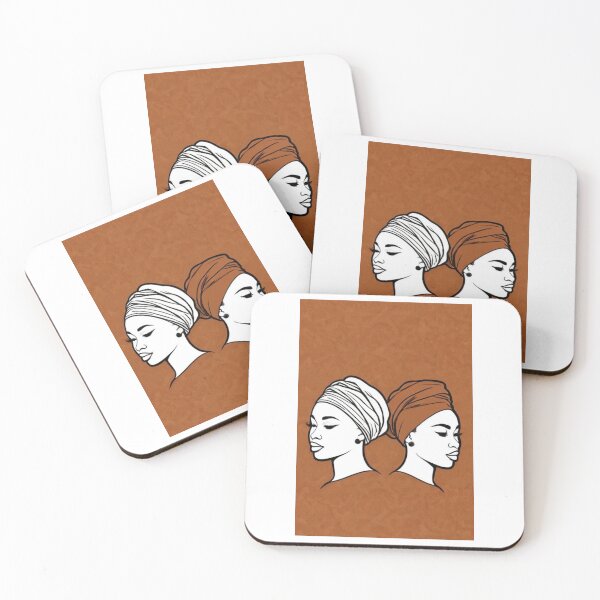 Item preview, Art - Two Women, Afro-Diasporic Aesthetic designed and sold by AnimeShin.