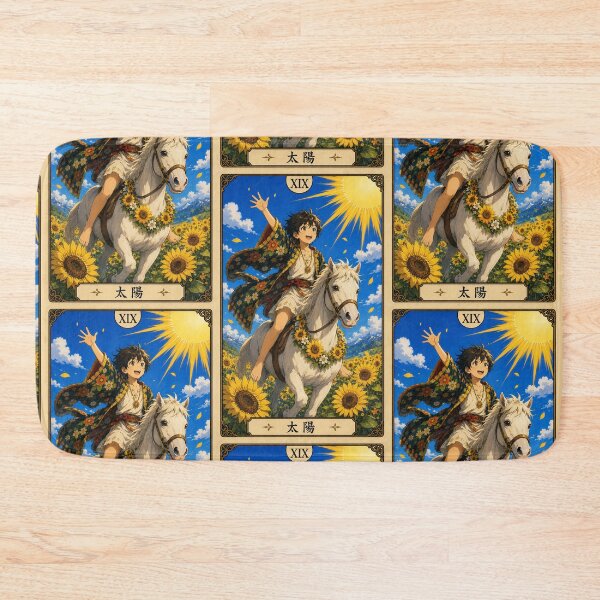 Item preview, Tarot card the sun in anime style designed and sold by ProjecTees.