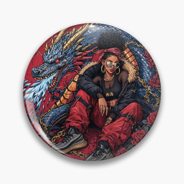 Item preview, Blue and crimson dragon designed and sold by Ramases-Merch.