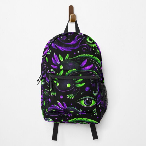 Item preview, Cosmic Neon Axolotl Pattern designed and sold by ITSimagination.