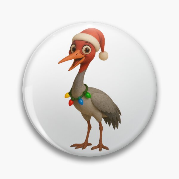 Item preview, Christmas Sarus Crane designed and sold by Sillytoe.