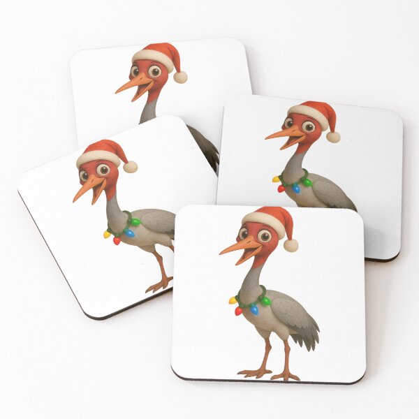 Item preview, Christmas Sarus Crane designed and sold by Sillytoe.