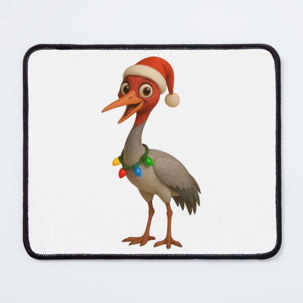Item preview, Christmas Sarus Crane designed and sold by Sillytoe.