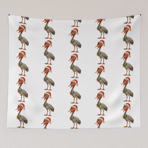 Item preview, Christmas Sarus Crane designed and sold by Sillytoe.