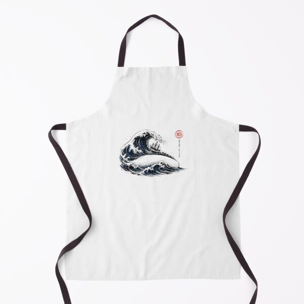 Item preview, Moby Dick Giant Crashing Ocean Wave Maritime Dark Aesthetic Art designed and sold by Fenay Designs.