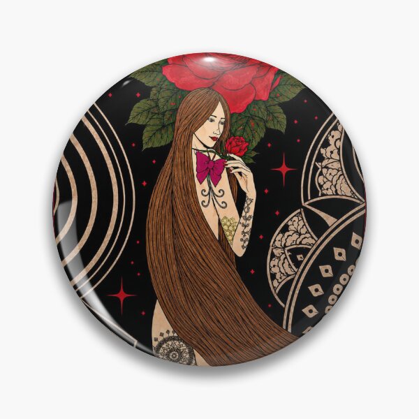 Item preview, Rapunzel da rosa vermelha da meia-noite designed and sold by BiaSMartins.