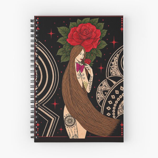 Item preview, Rapunzel da rosa vermelha da meia-noite designed and sold by BiaSMartins.