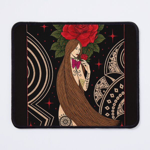 Item preview, Rapunzel da rosa vermelha da meia-noite designed and sold by BiaSMartins.